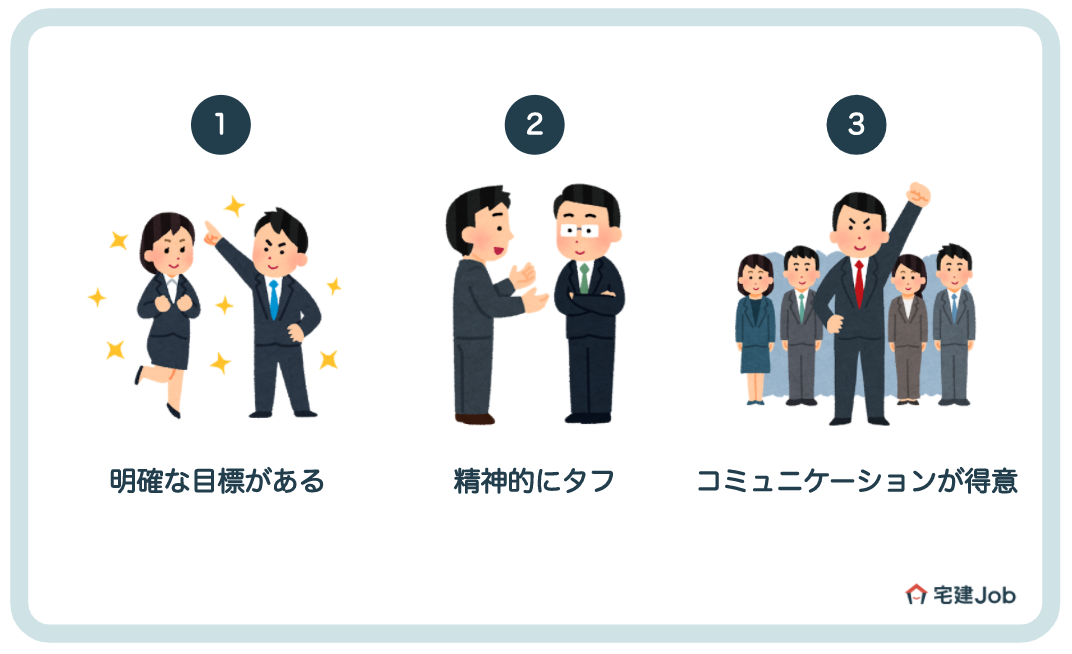 建築営業に向いてる人は?