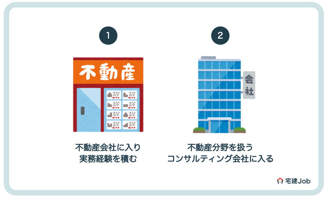 不動産コンサルタントになるには？