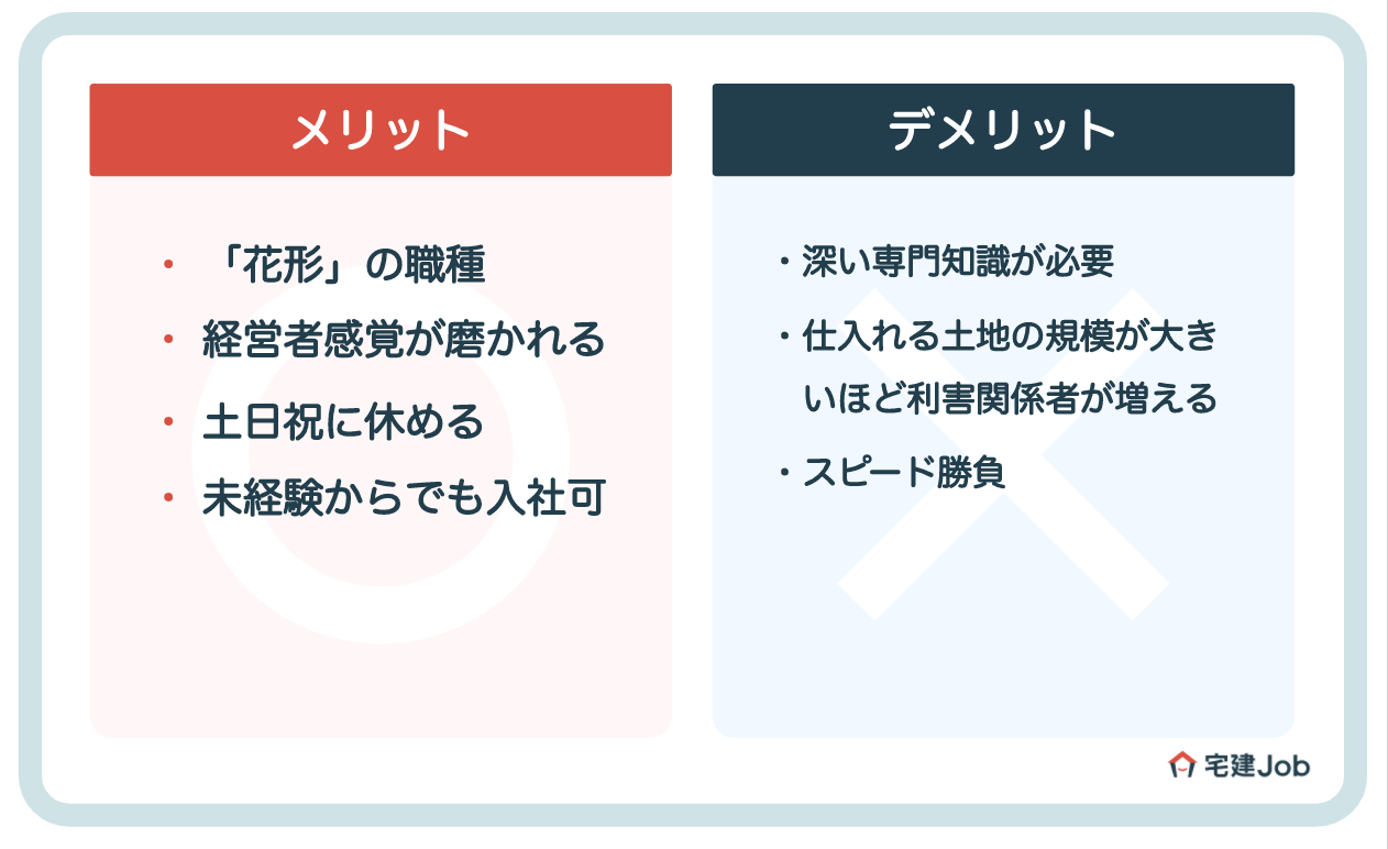 用地仕入れ営業として働くメリット