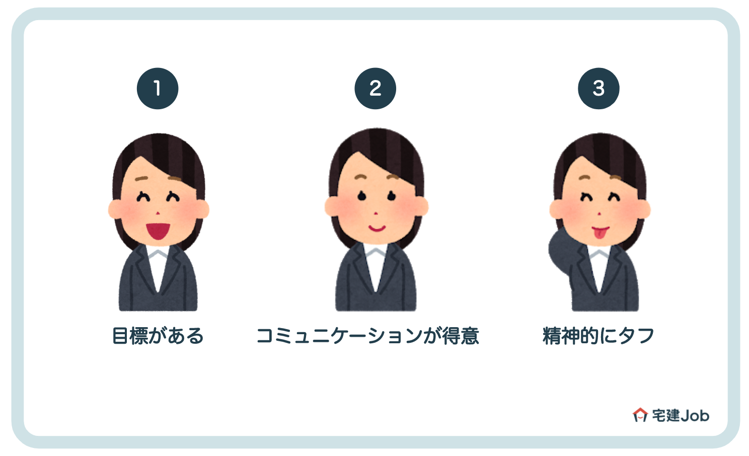 不動産営業に向いている女性のタイプ