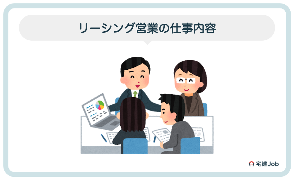 1.リーシング営業の仕事内容